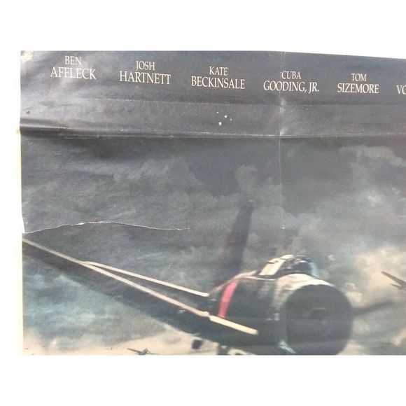 Pearl Harbor 2 sided Advertisement Ad Poster Airplane War Plane Aircraft Movie - Picture 6 of 6
